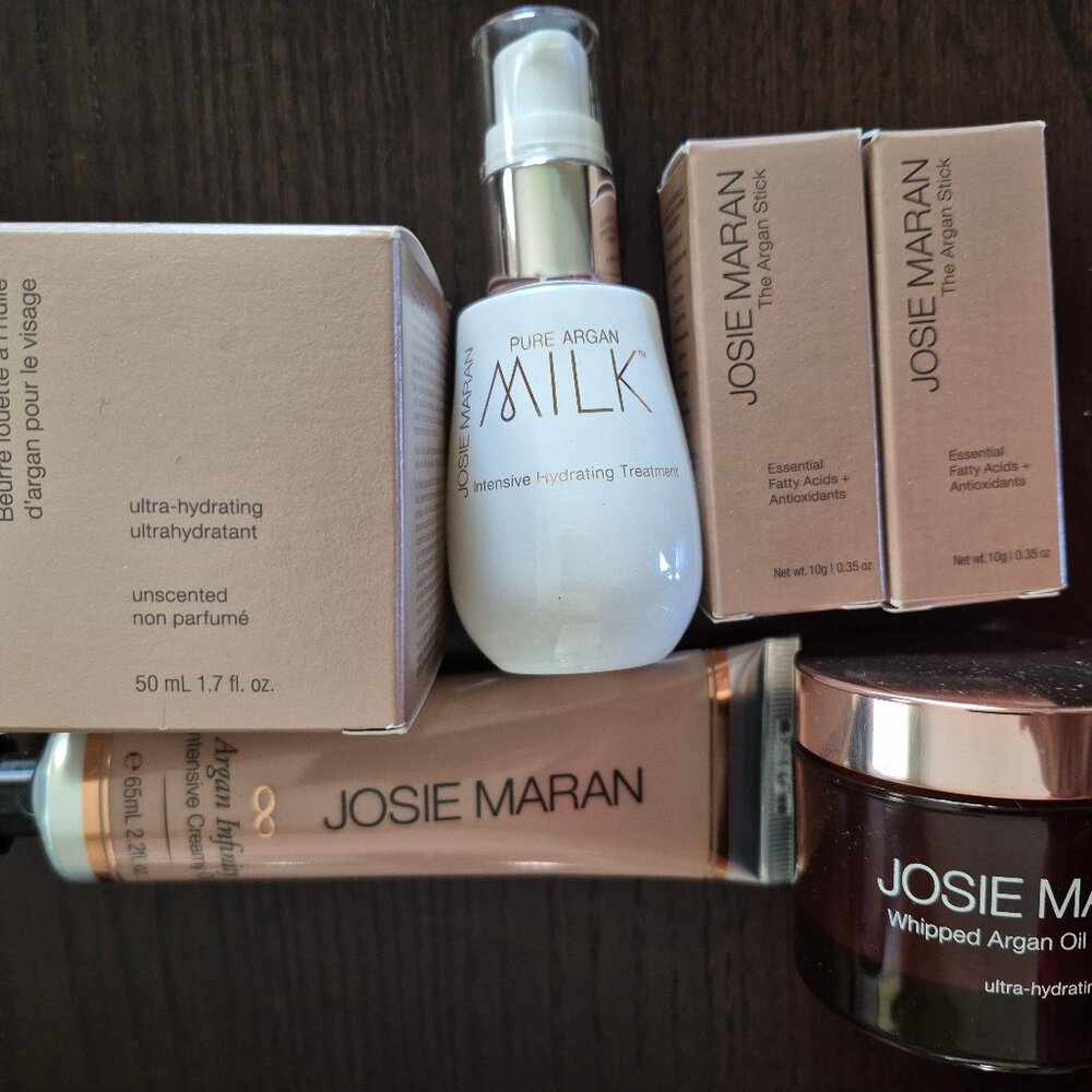 JOSIE MARAN Argan Oil - bundle of 6 products!  Retail value approx. $192